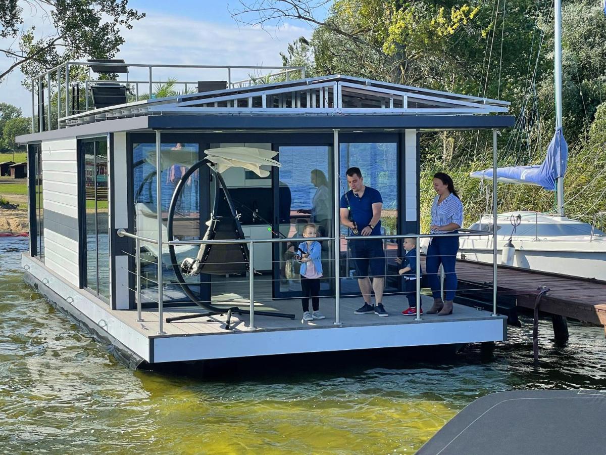 Boathousing - Apartament Na Wodzie, Dom Plywajacy, Lodz, Luksusowy Apartament Myślibórz المظهر الخارجي الصورة