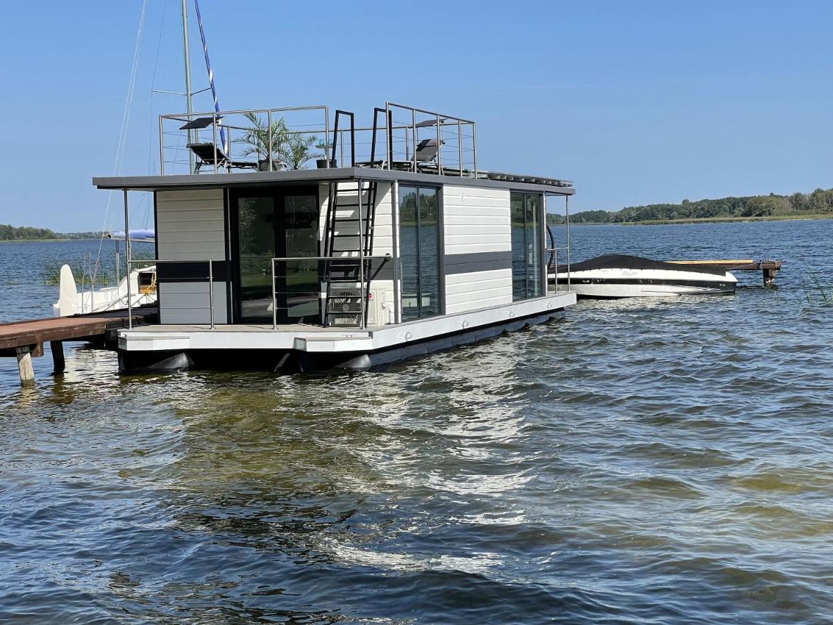 Boathousing - Apartament Na Wodzie, Dom Plywajacy, Lodz, Luksusowy Apartament Myślibórz المظهر الخارجي الصورة